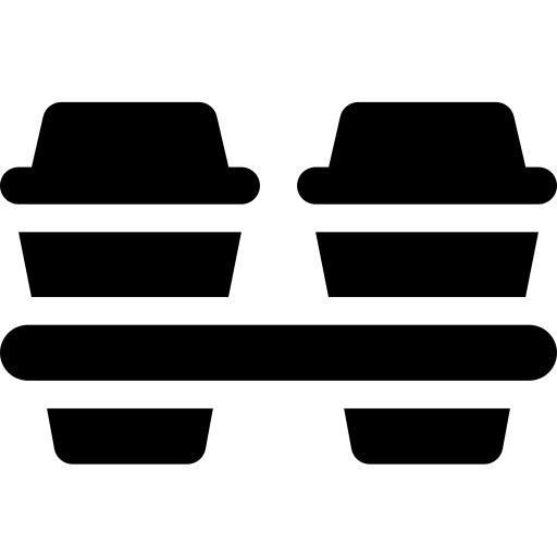 papierowy kubeczek Generic Glyph ikona