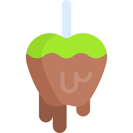 maçã caramelada Special Flat Ícone