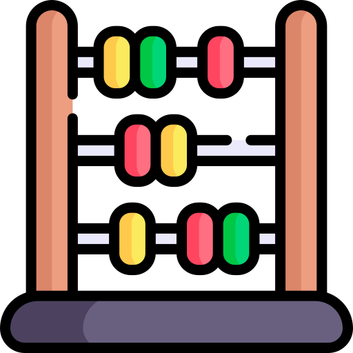 Abacus Kawaii Lineal color icon