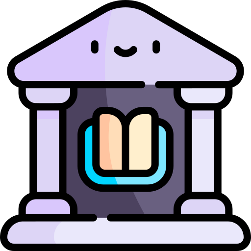 biblioteka Kawaii Lineal color ikona