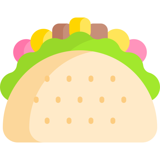 tacos Special Flat Ícone