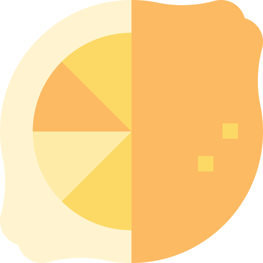 cytrynowy Basic Straight Flat ikona