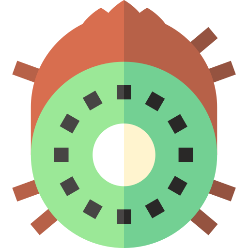 rozmyte kiwi Basic Straight Flat ikona