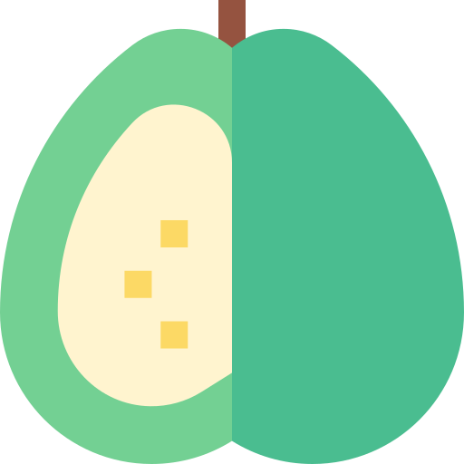 guave Basic Straight Flat icoon