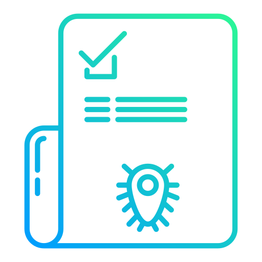 Medical report Generic Gradient icon