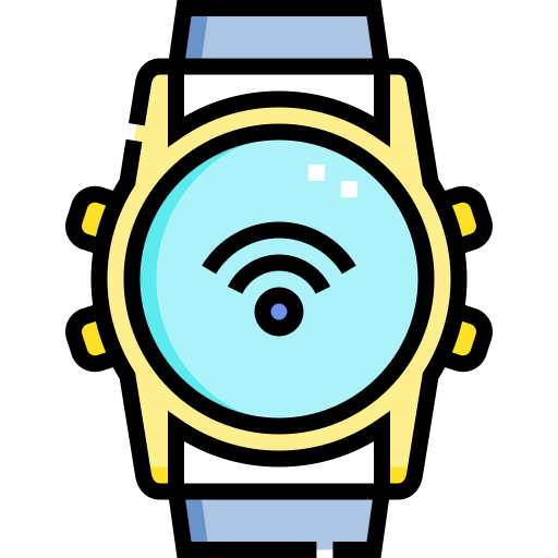 reloj inteligente Detailed Straight Lineal color icono