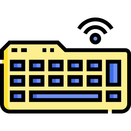 キーボード Detailed Straight Lineal color icon