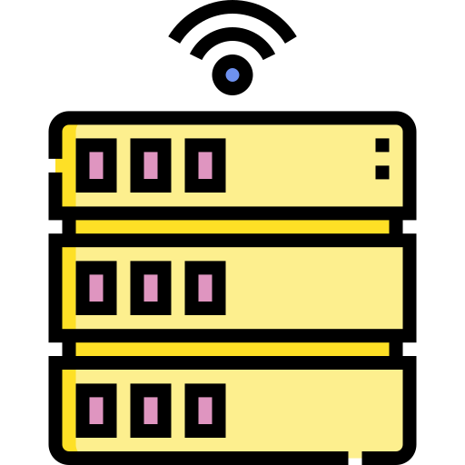 armazenamento de dados Detailed Straight Lineal color Ícone