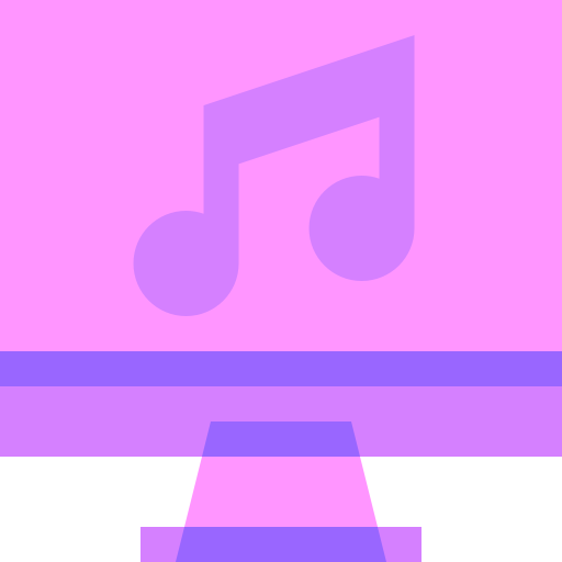 Музыкальная нота Basic Sheer Flat иконка