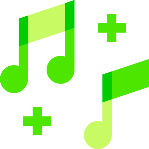 musik note Basic Sheer Flat icon
