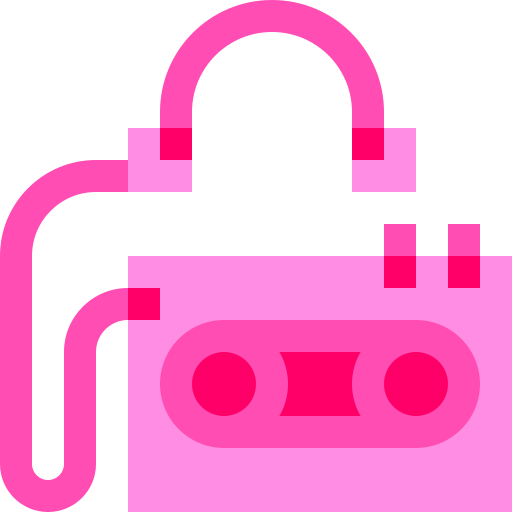 Audio player Basic Sheer Flat icon
