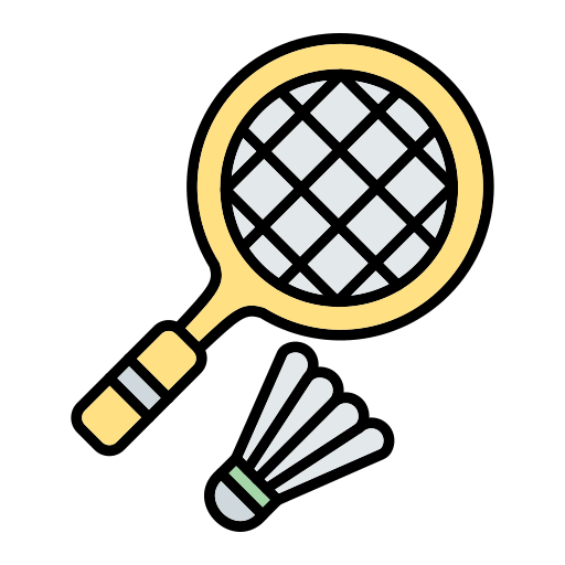 badminton Generic Outline Color icona