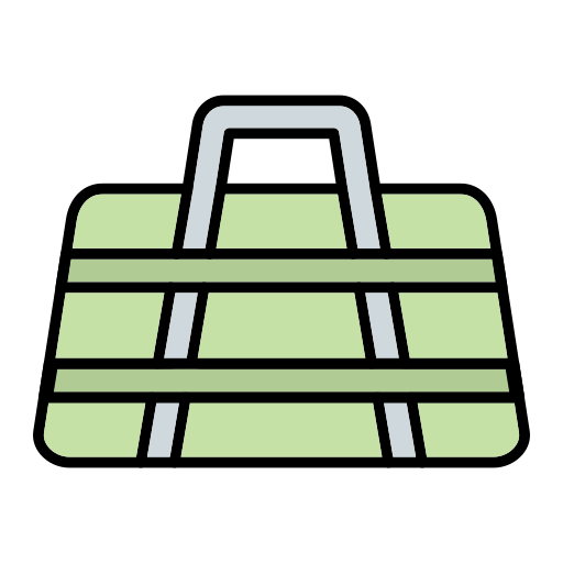 Duffle bag Generic Outline Color icon