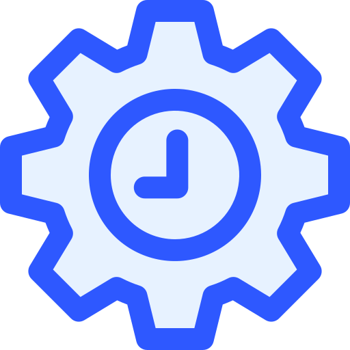 zeiteinteilung Generic Blue icon