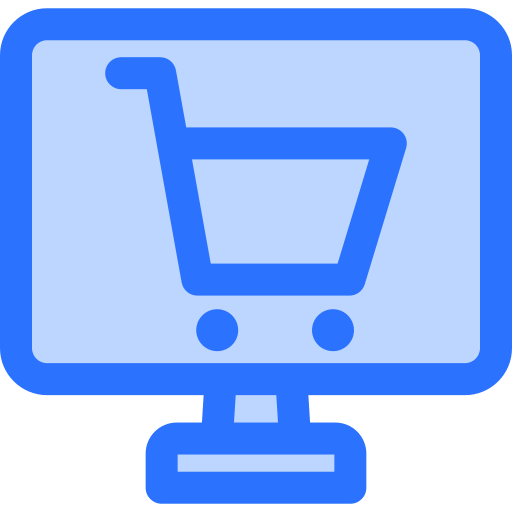 Online shopping Generic Blue icon