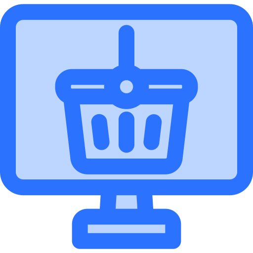 online einkaufen Generic Blue icon