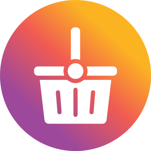 Shopping basket Generic Flat Gradient icon