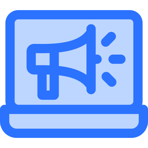홍보 Generic Blue icon
