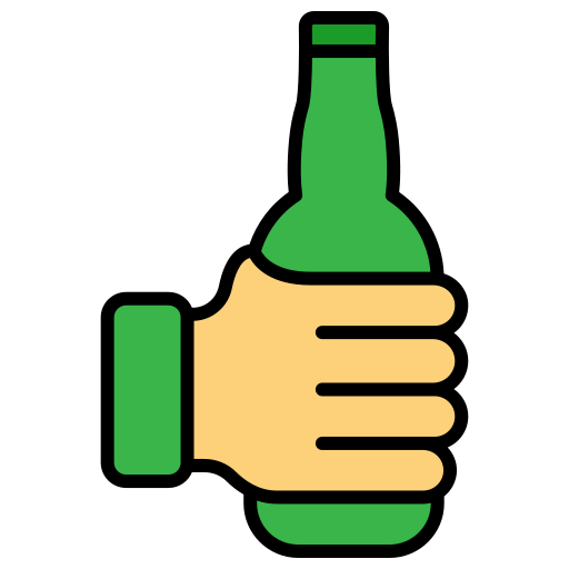 Beer bottle Generic Outline Color icon