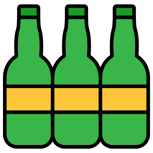 Bottles Generic Outline Color icon
