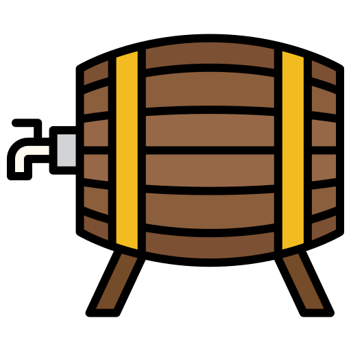 barilotto di birra Generic Outline Color icona