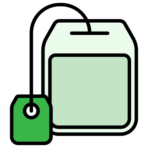 torebka herbaty Generic Outline Color ikona