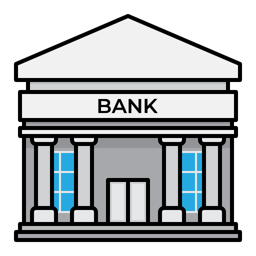 bank Generic Outline Color icoon