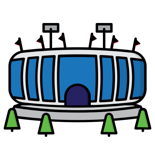 Stadium Generic Outline Color icon