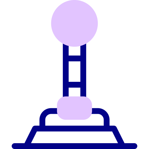 palanca de mando Detailed Mixed Lineal color icono