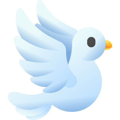 비둘기 3D Color icon