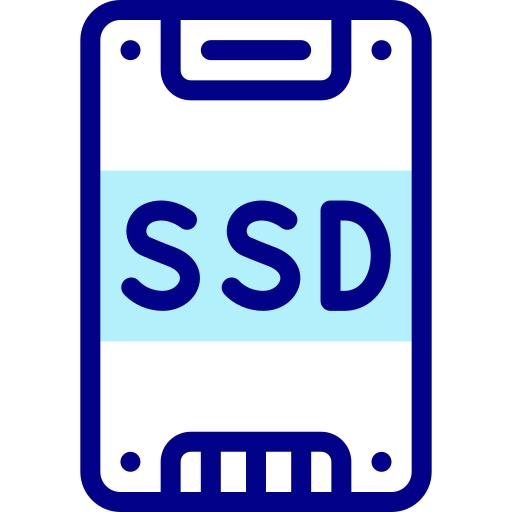 dysk ssd Detailed Mixed Lineal color ikona