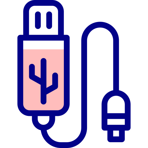 Adapter Detailed Mixed Lineal color icon