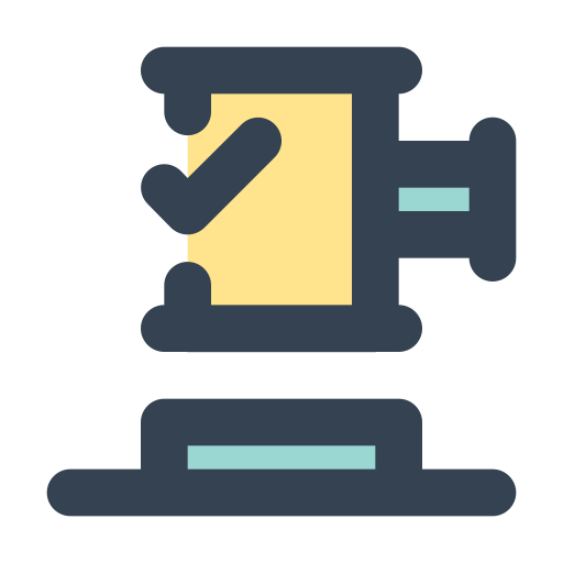 Gavel Generic Outline Color icon