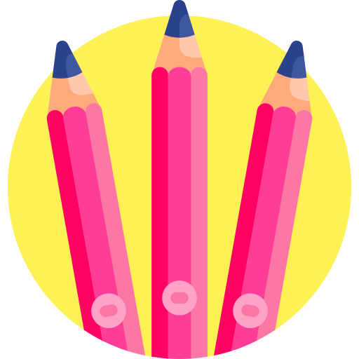 Pencils Detailed Flat Circular Flat icon