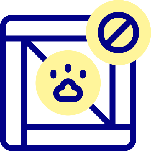 No animal trafficking Detailed Mixed Lineal color icon