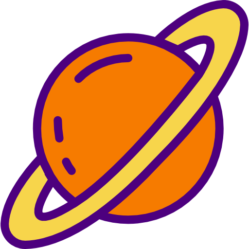 saturn prettycons Lineal Color icon