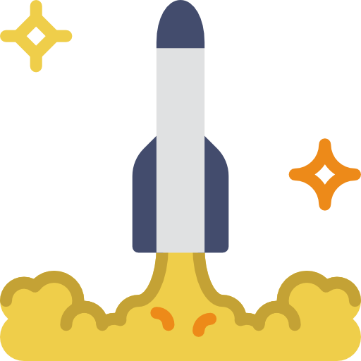 rakete prettycons Flat icon