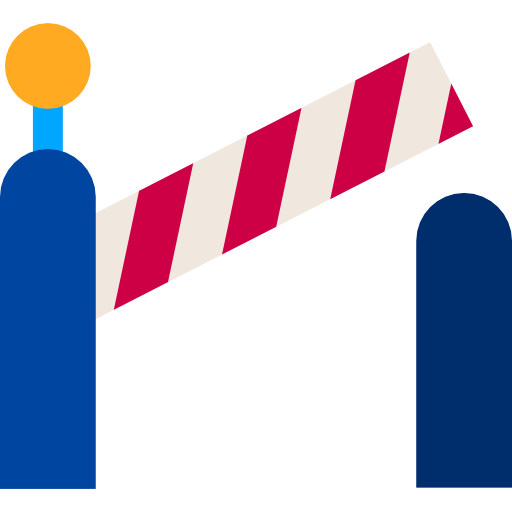 Barrier Basic Straight Flat icon