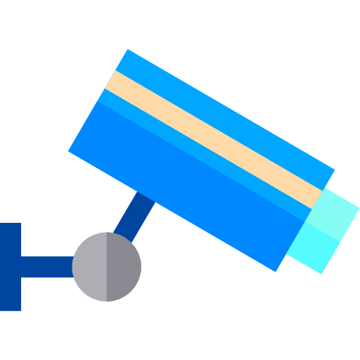 cctv Basic Straight Flat icon