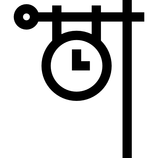 시계 Basic Straight Lineal icon