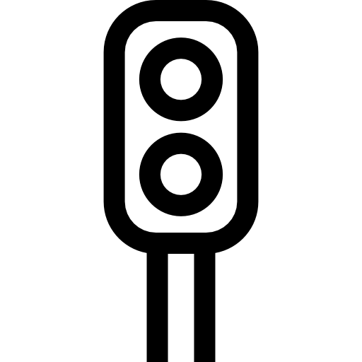 신호등 Basic Straight Lineal icon