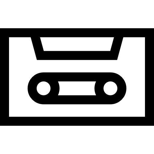 카세트 Basic Straight Lineal icon