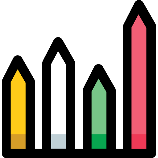 Analytics Prosymbols Lineal Color icon
