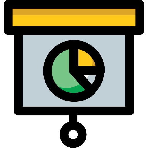 präsentation Prosymbols Lineal Color icon