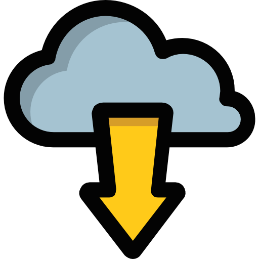 Cloud computing Prosymbols Lineal Color icon
