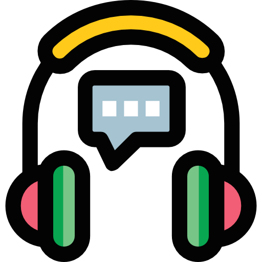 słuchawki Prosymbols Lineal Color ikona