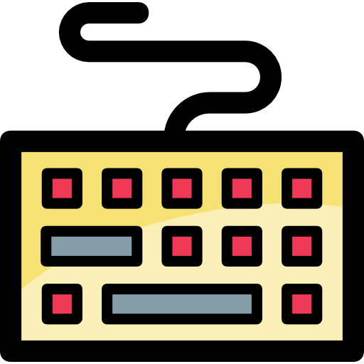 teclado Prosymbols Lineal Color icono
