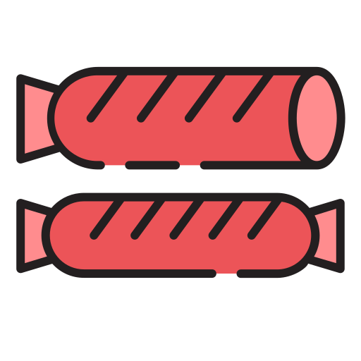 Колбасные изделия Generic Outline Color иконка