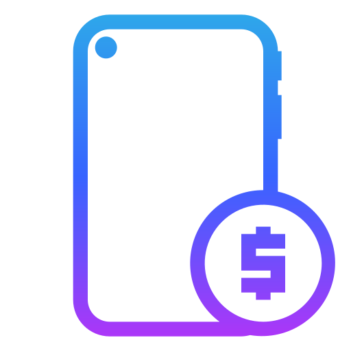 digitaal geld Generic Gradient icoon