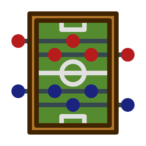 テーブルサッカー Generic Flat icon